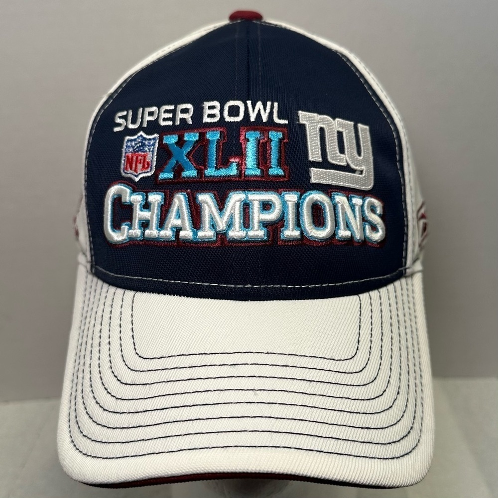 2008 New York Giants Super Bowl XLII Champions Reebok NFL adjustable Cap Hat NEW